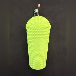 Starbucks Bright Green Textured Tumbler